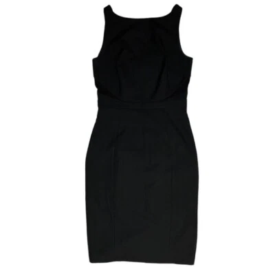 Vestido ajustado negro Y2K sirena de oficina recortada Academia Guess MARCIANO talla 2 Foto 1 de 4