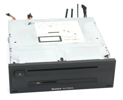 Skoda Octavia 5E 5E0035842A Multimedia Steuergerät SD DVD Navigation Rechner - Bild 1 von 3