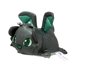 APHMAU Meemeows Sparkle Dragon Cat Grigio Verde 6" Peluche Edizione Limitata Ali Usato in Ottime Condizioni - Foto 1 di 6