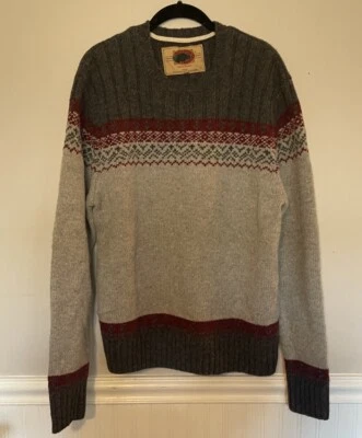 Boston Traders Wool Sweater - Grey - Men’s Size Medium NWT - Image 1 of 4