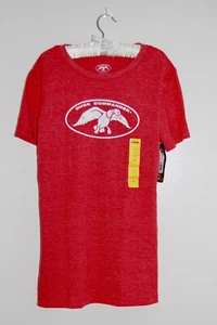NWT Duck Commander Women's Red Weathered SS Logo Tee sz L - Picture 1 of 8