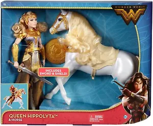 Wonder Woman Queen Hippolyta bambola 12" con spada e scudo cavallo nuova con scatola dc Comics - Foto 1 di 3