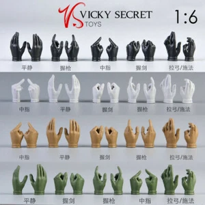 VSTOYS 1/6 Guante Tipo Mano Kit Apto para PH/TBleague Figura Femenina Modelo Cuerpo Juguete - Imagen 1 de 21