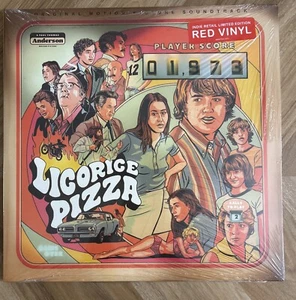 LICORICE PIZZA ORIGINAL SOUNDTRACK RED COLOR VINYL 2-LP SET Sealed Indie LE - Picture 1 of 4