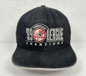 New York 1999 American League Champions New Era Hat Cap Snapback Black USA Made - Picture 1 of 11