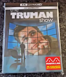 The Truman Show Manta Lab Double Lenticular Full Slip-A 4K UHD Steelbook OOP New - Picture 1 of 4