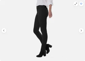 BUFFALO WOMEN'S MOLLIE HIGH RISE STRETCH SKINNY JEANS (BLACK, 16/36)NWOT - Picture 1 of 3