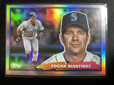 2022 Topps Archives Edgar Martinez  1988 Big Foil 88BF-32 Mariners + BONUS CARD - Image 1 of 2