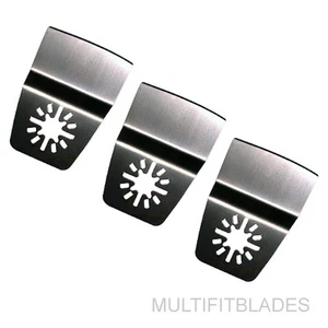 3 x Cuchillo de herramienta oscilante de corte al ras - se adapta a modelos multimaster finos más antiguos - Imagen 1 de 1