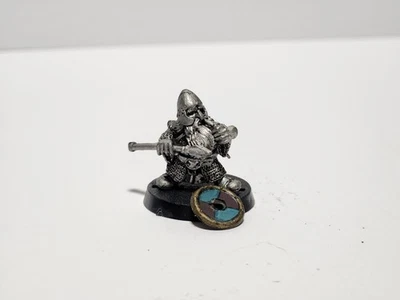 Warhammer/Citadel -Dwarfs - 1991 D2 Norse Dwarf - Dwarf with Spear 4 - Metal OOP - Image 1 of 4