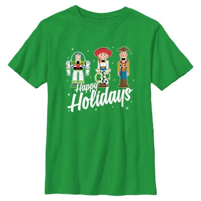 Boy's Toy Story Happy Holidays Nutcracker Friends T-Shirt - Image 1 of 4