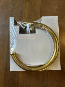 Restaurationsbeschläge RH Sutton Handtuchring Messing lackiert brüniert Gold - Bild 1 von 3