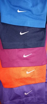 😃Lot 5 Nike Dri-Fit Short Sleeve Mens Athletic Polo Shirts L Large 2 NWOT - Image 1 of 4