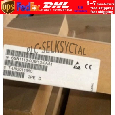 New Siemens 6SN1118-0DM13-0AA1 6SN1 118-0DM13-0AA1 SIMODRIVE 611-D PLUG-IN - Image 1 of 3