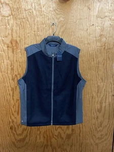 Peter Millar XL Vest Crown Crafted Cambridge Hybrid Wool  Navy $295 - Picture 1 of 15