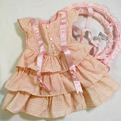 18" American Girl Doll 2012 Marie-Grace Summer Outfit Set: Pink Dress, Crinoline - Image 1 of 4
