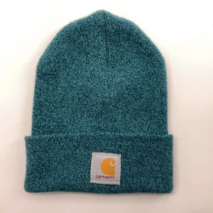 Carhartt Green Heathered Winter Cuff Cap - Picture 1 of 7