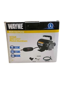 Wayne PC1-12V Multi-Use Pump Transfer 350 Gallons Per Hour 57716-WYN1 - Picture 1 of 2