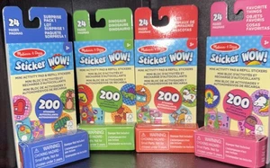 Melissa & Doug Aufkleber WOW Lieblingssachen Nachfüllaufkleber mit Aktivitätspad x 4 - Bild 1 von 1