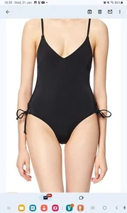 Iris & Lilly Damen-Badeanzug hochbeinig Größe S schwarz - Bild 1 von 5