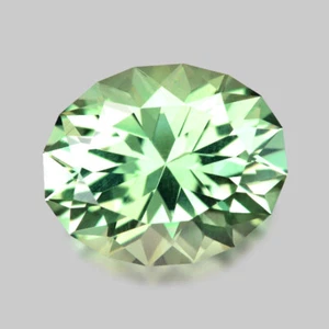 5.06cts EXQUISITE CUSTOM OVAL CUT NATURAL MINT GREEN TOURMALINE - Picture 1 of 1