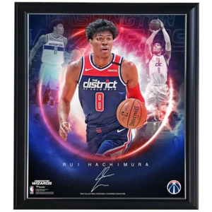 Rui Hachimura Washington Wizards Facsimile Signature Official Nba Print Framed - Bild 1 von 1