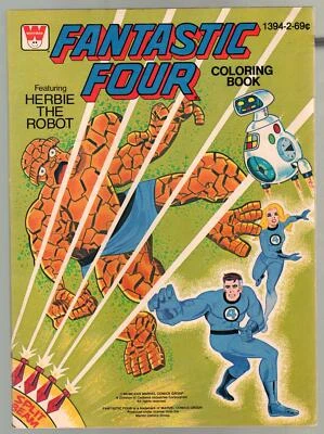 Fantastic Four Coloring Book #  1979 - Whitman  -VF - Comic Book Foto 1 de 2
