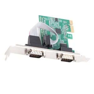 Pcie Serial Card Minus40 To 85℃ 2 Port Pci Express X1 To Db9 Com Rs232 Conve MPF - Picture 1 of 22
