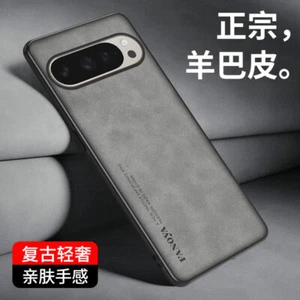 Para Google Pixel 10, Lujo Negocios Retro Cuero Suave Goma Trasera Estuche Cubierta - Imagen 1 de 12