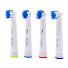 4 Plug-in Brushes Compatible with Oral-B Precision Clean Replacement Brushes OralB