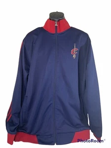 Adidas Cleveland Cavaliers XL Herren Warm Up Trainingsjacke dunkelblau und weinrot - Bild 1 von 6