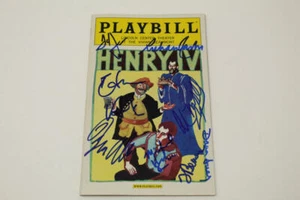 FULL CAST SIGNED AUTOGRAPH "HENRY IV" ORIGINAL BROADWAY PLAYBILL -ETHAN HAWKE +7 - Picture 1 of 1