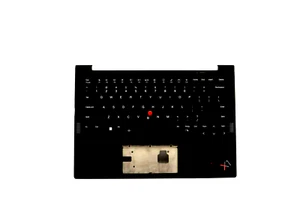 New Genuine Lenovo X1 Carbon 10th Gen Palmrest Keyboard 5M11K07681 USA - Picture 1 of 2