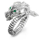 925 Silver Cubic Zirconia Dragon Ring Women Men Wedding Party Band Jewelry Gifts