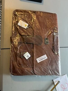 Bandolera Cuero DHK 18 pulgadas vintage hecha a mano de cuero mensajero de viaje oficina - Imagen 1 de 9