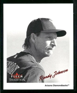 2003 Fleer Tradition #23 B/W G Randy Johnson Black/White Goudey Red #/500 - Picture 1 of 2