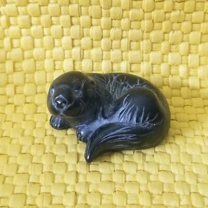 Vtg Boma Canada Carved Sea Otter Small Figurine ~Symbolize Play Personal Growth - Picture 1 of 9