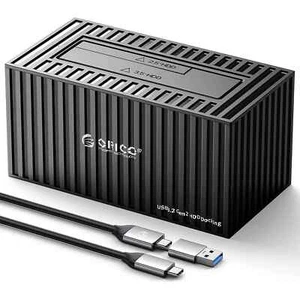 ORICO 2.5/3.5 Inch 2.0 SATA Single External Hard Drive Docking Station - NEW/Sea - Picture 1 of 5