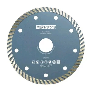Hoja de corte de diamante turbo Erbauer 125 x 1,9 mm 22,2 mm - Imagen 1 de 2