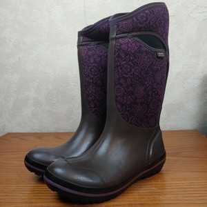 Las mejores ofertas en Caucho Floral bajo (1-1.9 pulgadas) altura del tacón  botas para mujeres | eBay