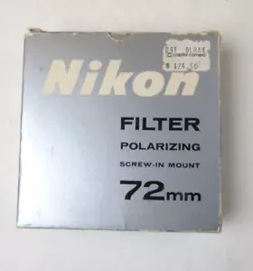 Nikon 72mm Polarizing Polar Filter Screw in mount - Picture 1 of 6