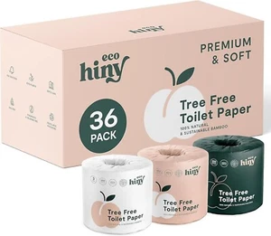 Luxurious 3-Ply Bamboo Toilet Tissue | 350 Sheets, Septic Safe, FSC Certified - Picture 1 of 11