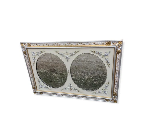 Stunning Louis XVI Style Double Wall Mirror Cover