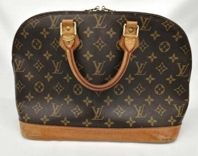 Authentic Louis Vuitton Alma M51130 Monogram Handbag Women's Bag PVC Leather - Image 1 of 4