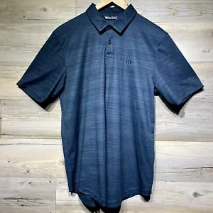 Travis Mathew What A Legend Golf Poloshirt Herren M Scoop Hem grau Performance - Bild 1 von 9