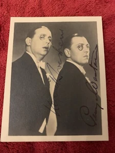 Attractive Signed Photo Card Western Brothers 1930s Comedy - Picture 1 of 2