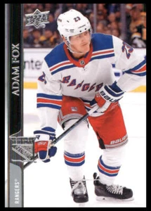 2020 Upper Deck #121 Adam Fox New York Rangers Hockey Card - Picture 1 of 2