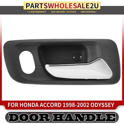 Manija de puerta interior delantera derecha cromada + gris para Honda Accord 1998-2002 Odyssey Foto 1 de 4