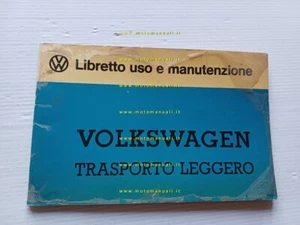 1977 Volkswagen TL 28 -TL 31 -TL 35 Original Italian Maintenance Use Manual - Picture 1 of 10