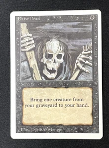 Magic The Gathering Raise Dead Edición Revisada 1994 Casi Nuevo De Colección Magic The Gathering - Imagen 1 de 2